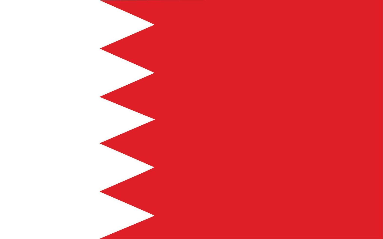 The national flag of bahrain vector