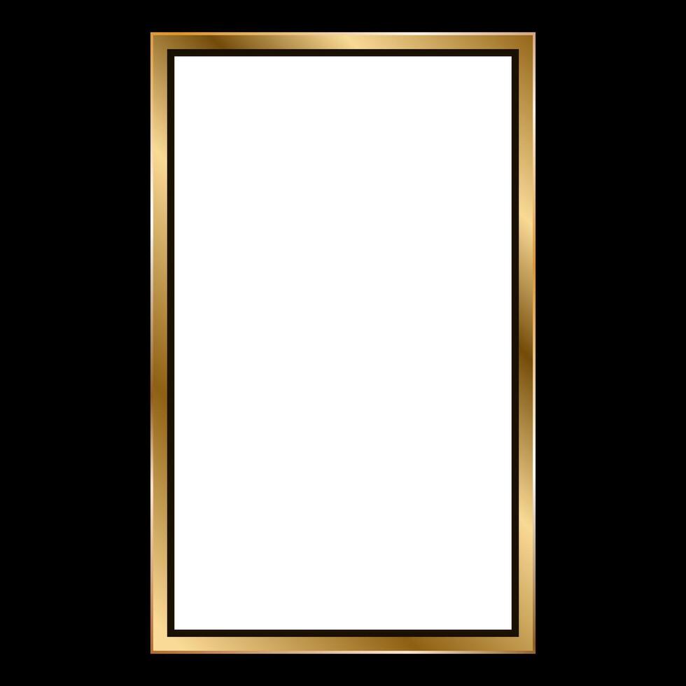 Aluminum frame template vector