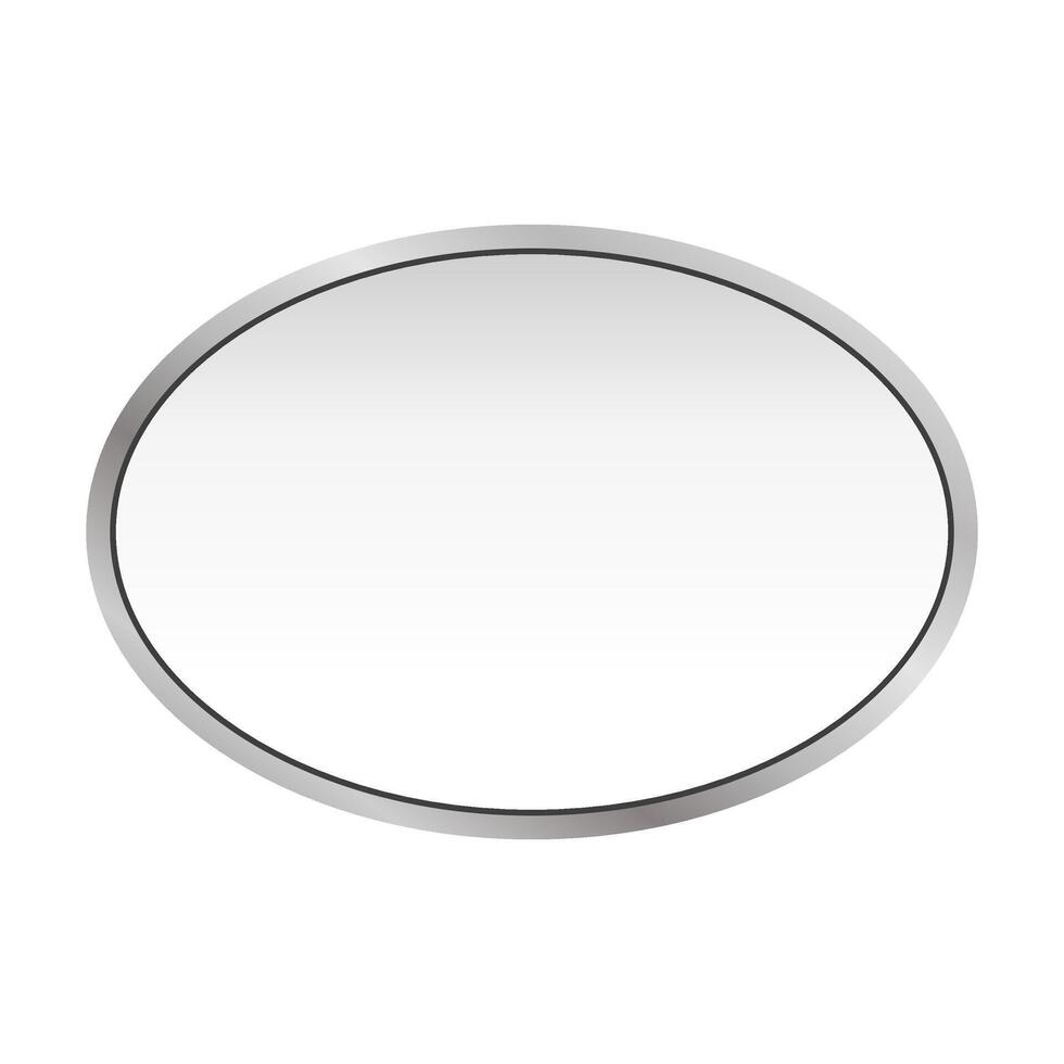 Aluminum frame template vector