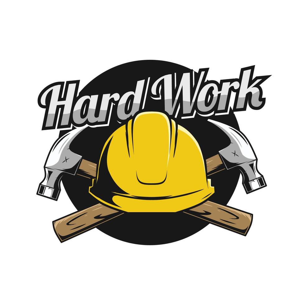 Construction worker drawing design vector