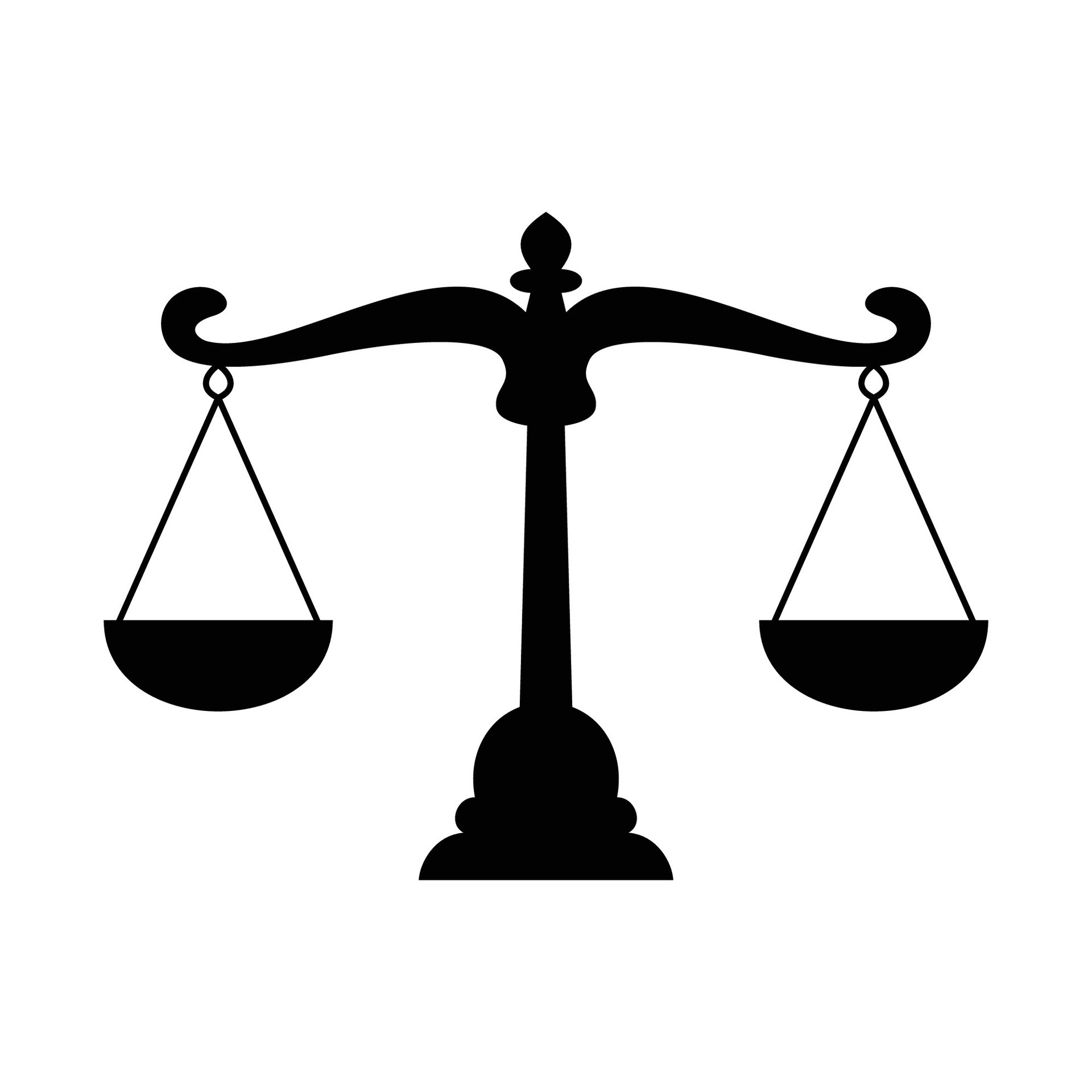 scale icon design. justice sign and symbol. 44603592 Vector Art at Vecteezy