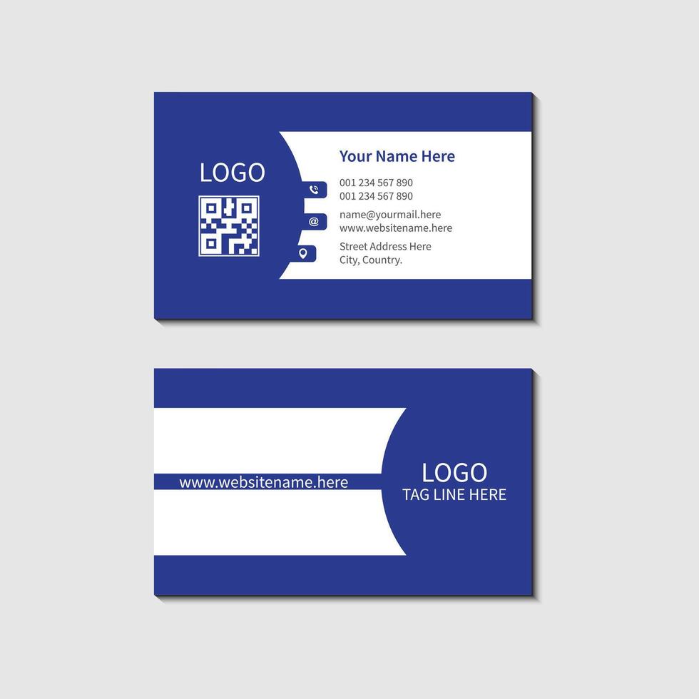 Business Card for Commercial Purpose vector