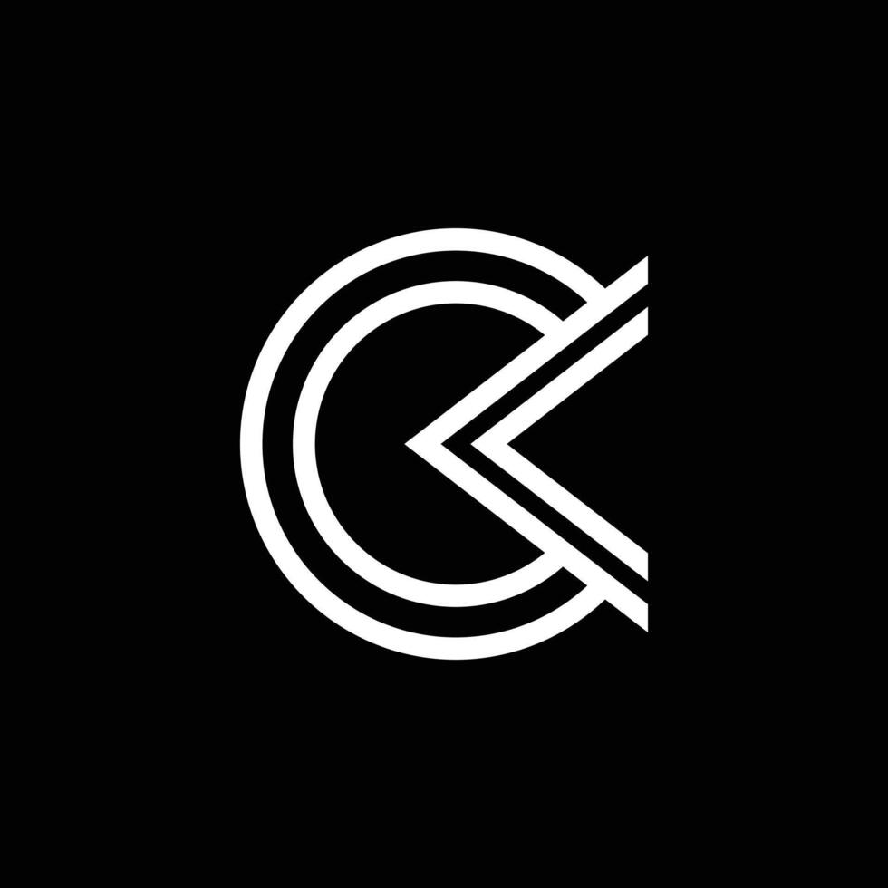 C.A Letter unique logo vector