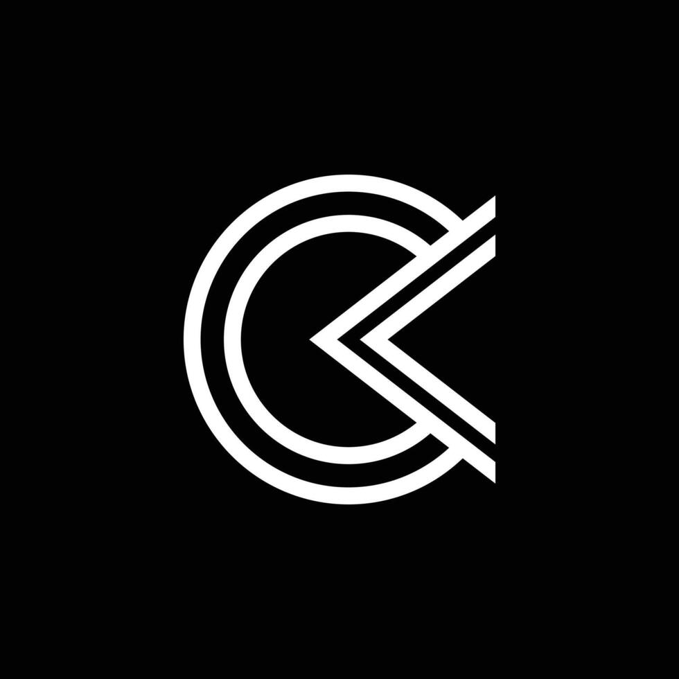 C.A Letter unique logo vector