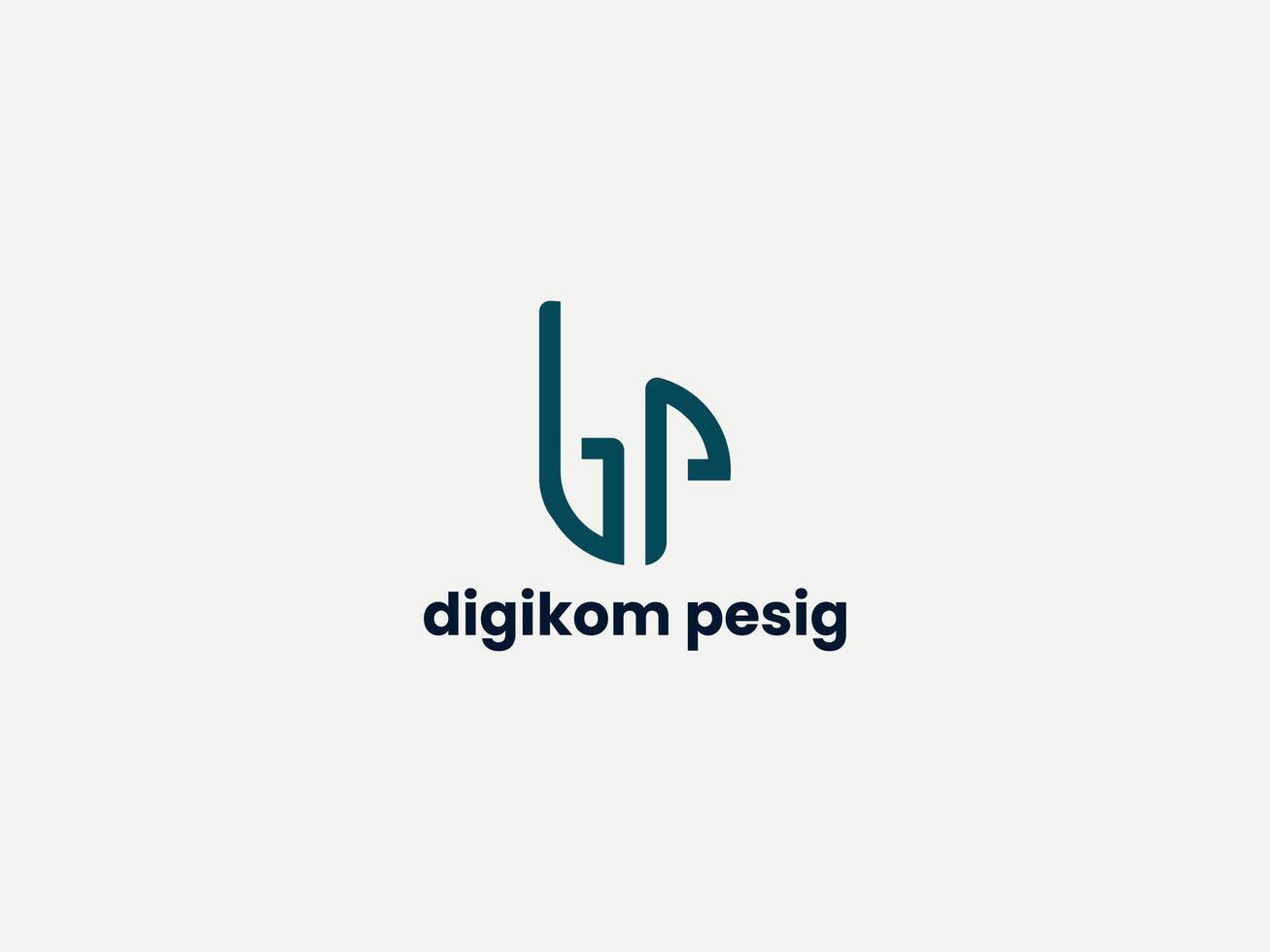 letter logo design vector
