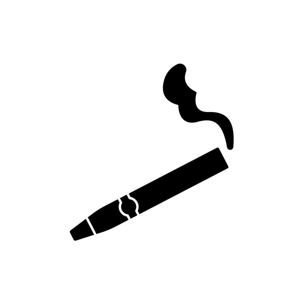 cigarro concepto línea icono. sencillo elemento ilustración. cigarro concepto contorno símbolo diseño. vector