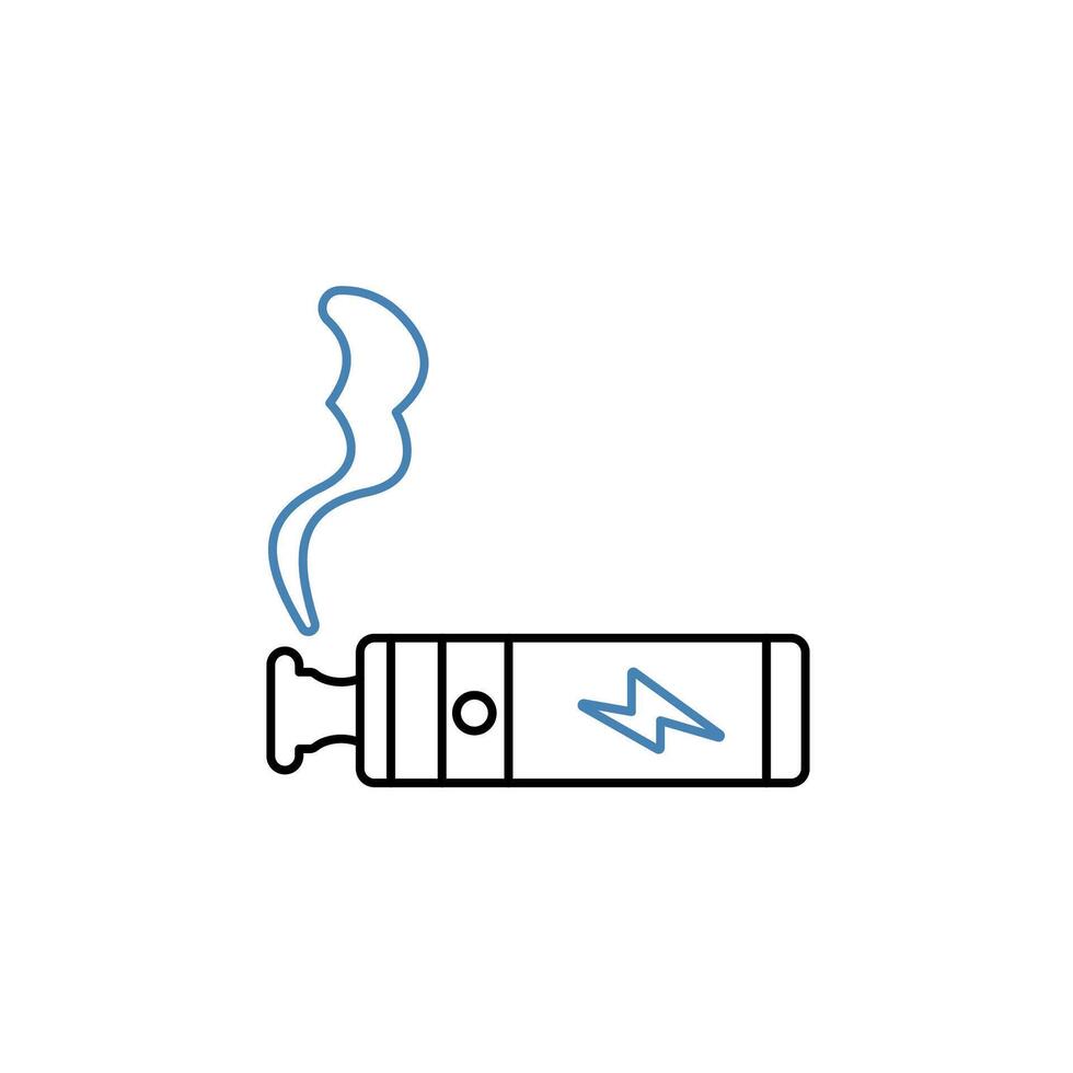 vape pen concept line icon. Simple element illustration. vape pen concept outline symbol design. vector