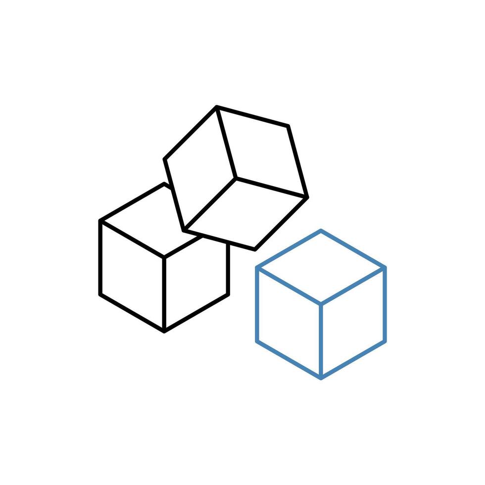 sugar concept line icon. Simple element illustration. sugar concept outline symbol design. vector