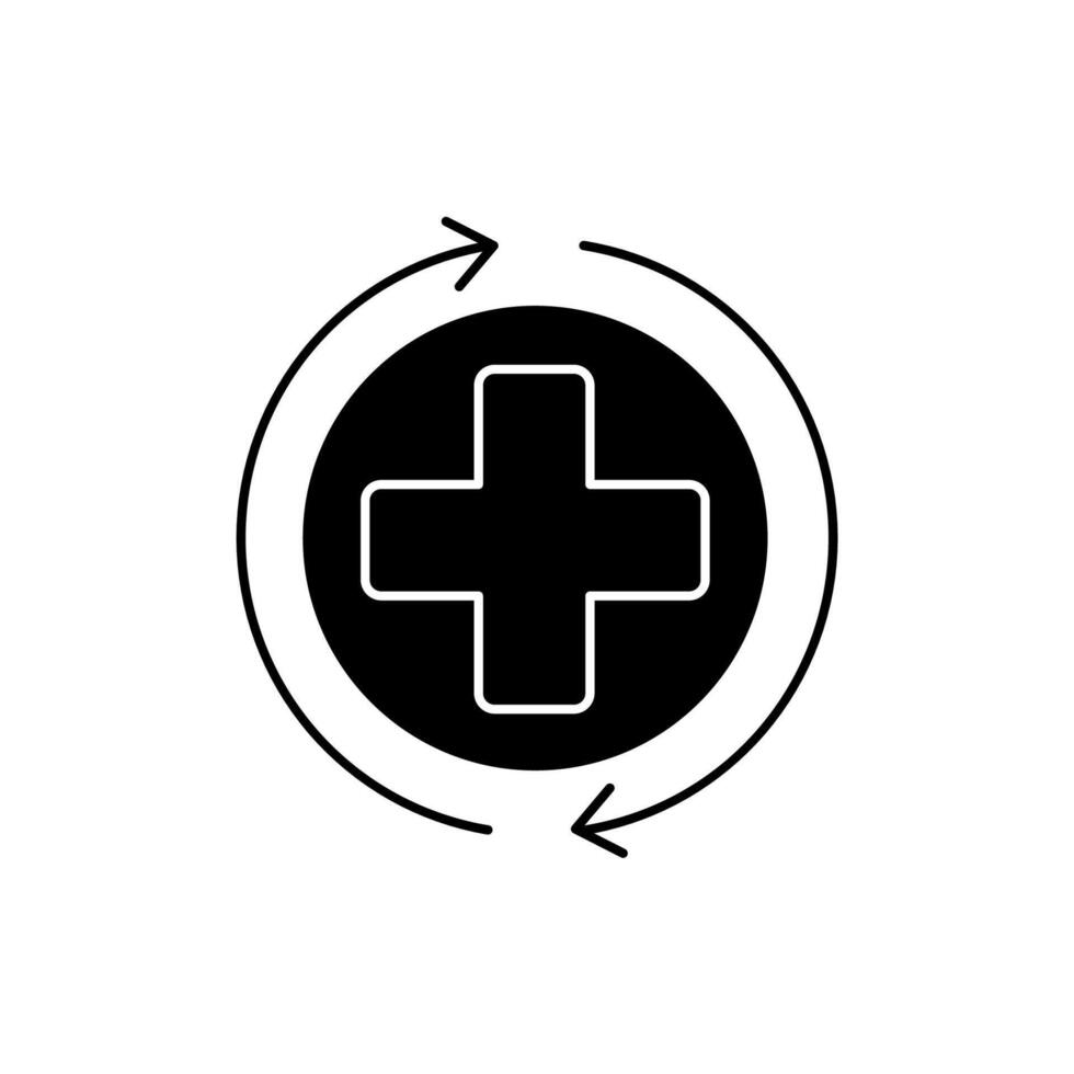 recovery concept line icon. Simple element illustration. recovery concept outline symbol design. vector