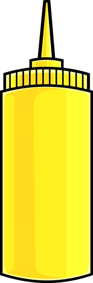 Cartoon Bottles Of Mustard vector