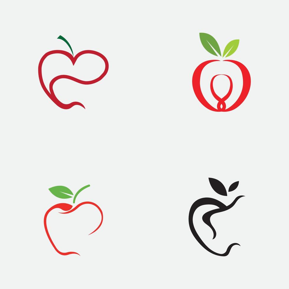 Apple illustration design vector