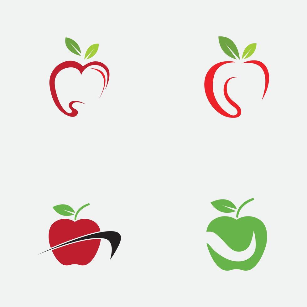 Apple illustration design vector