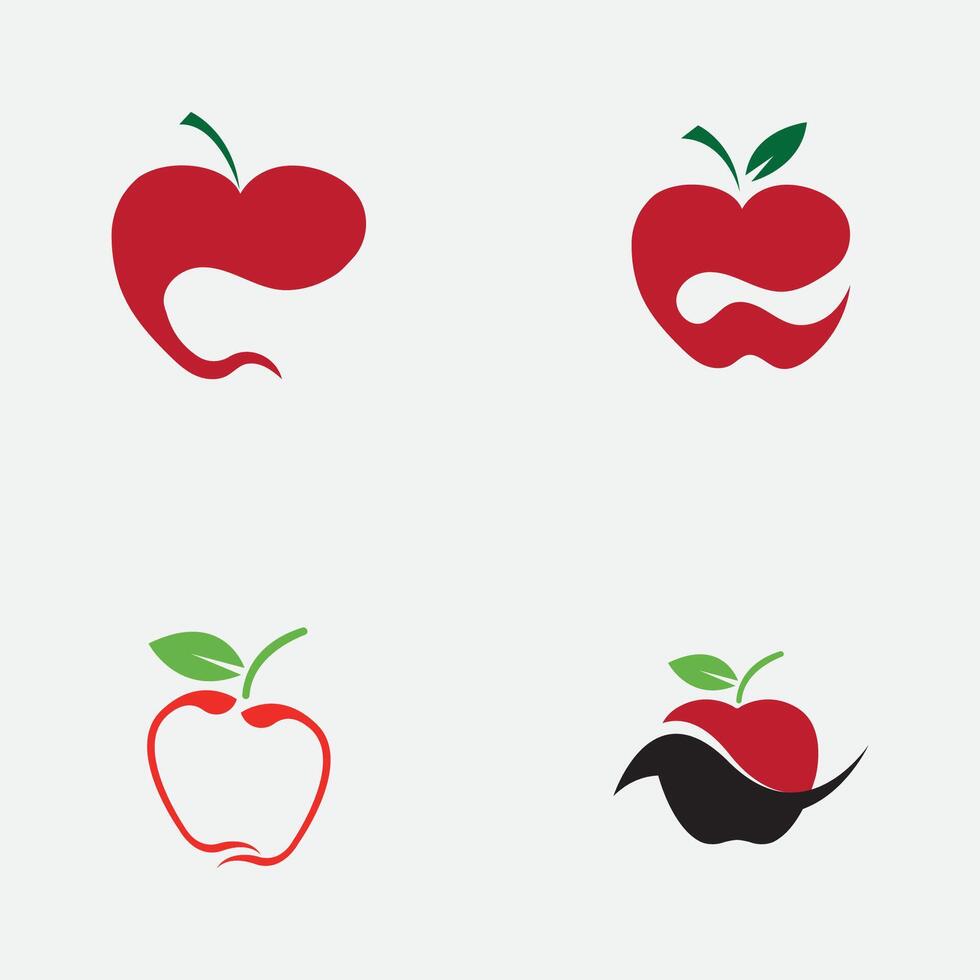 Apple illustration design vector