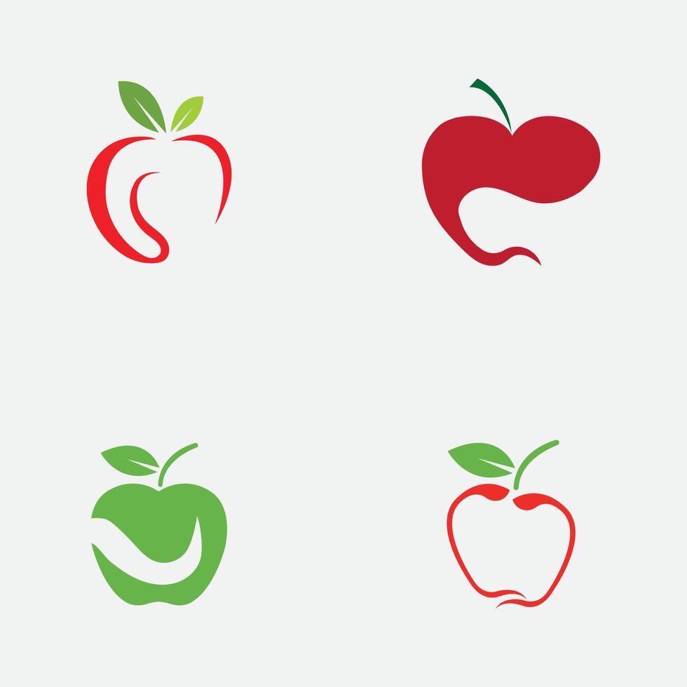 Apple illustration design vector