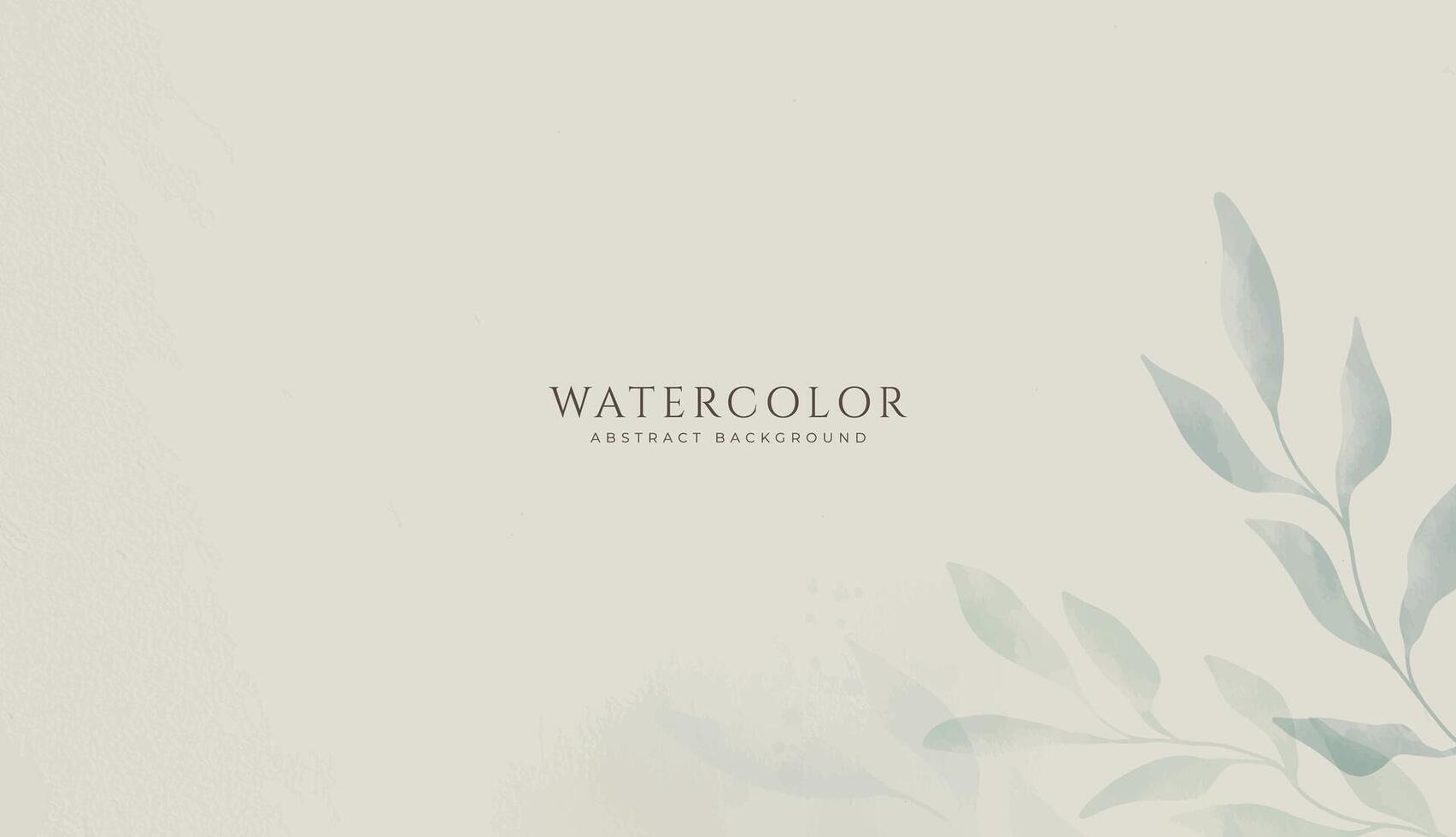 Abstract horizontal watercolor background. Neutral light colored empty space background illustration vector