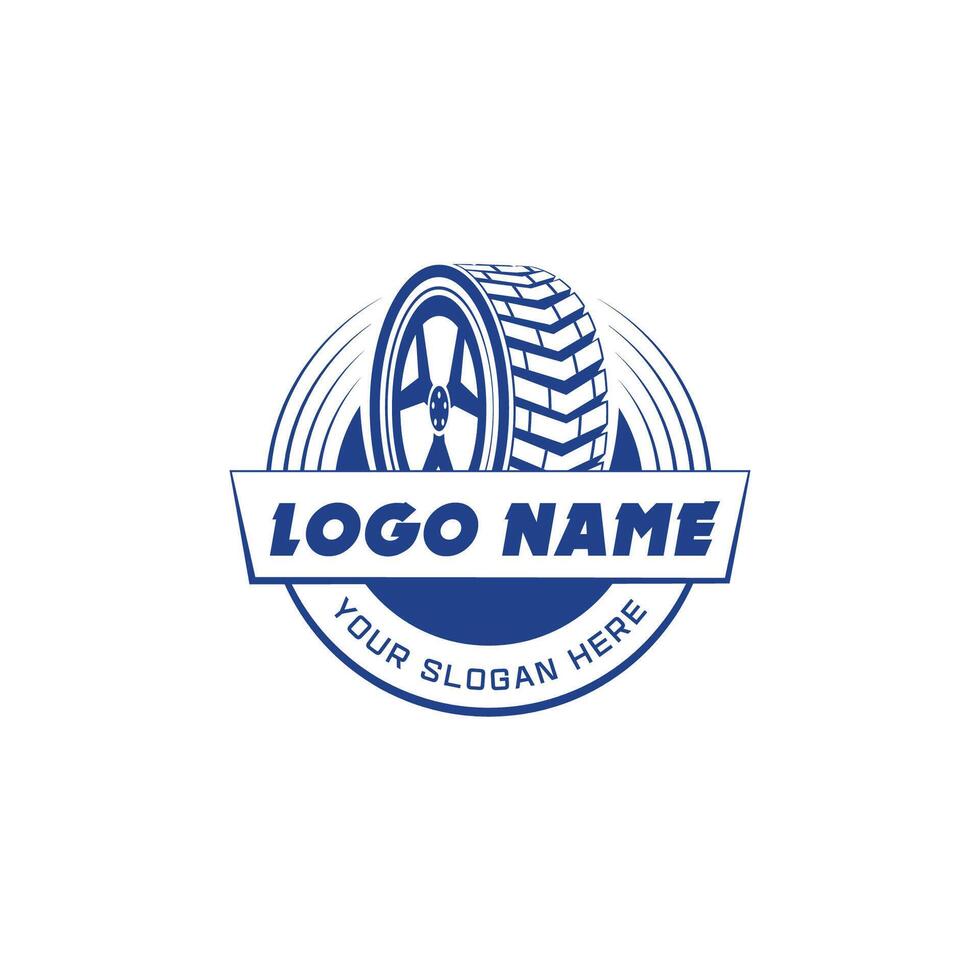 Tire Logo Design. Tire Dealer, Car Store logo vector
