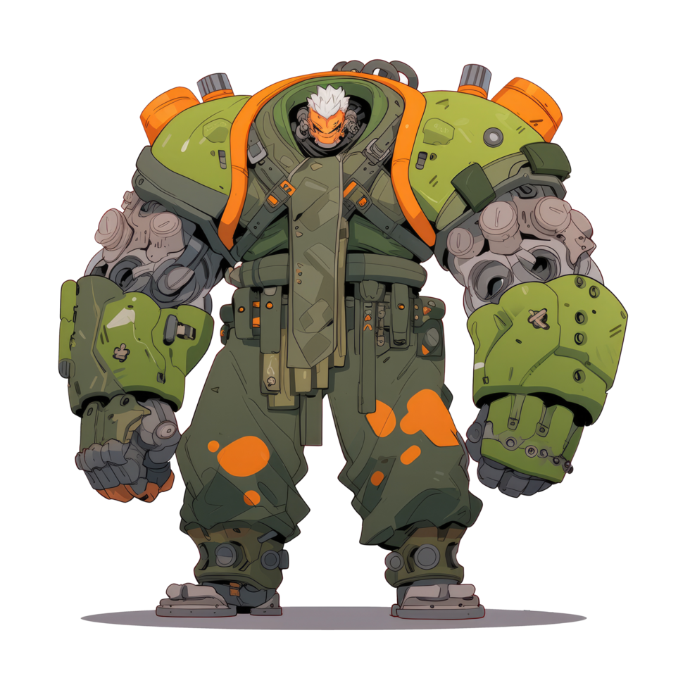 Fearless Protector Character Art for t-shirt, Free png