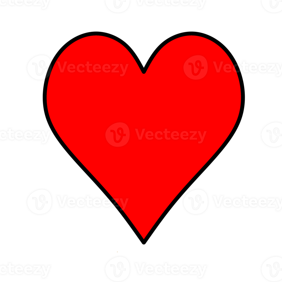 red heart transparent background file png
