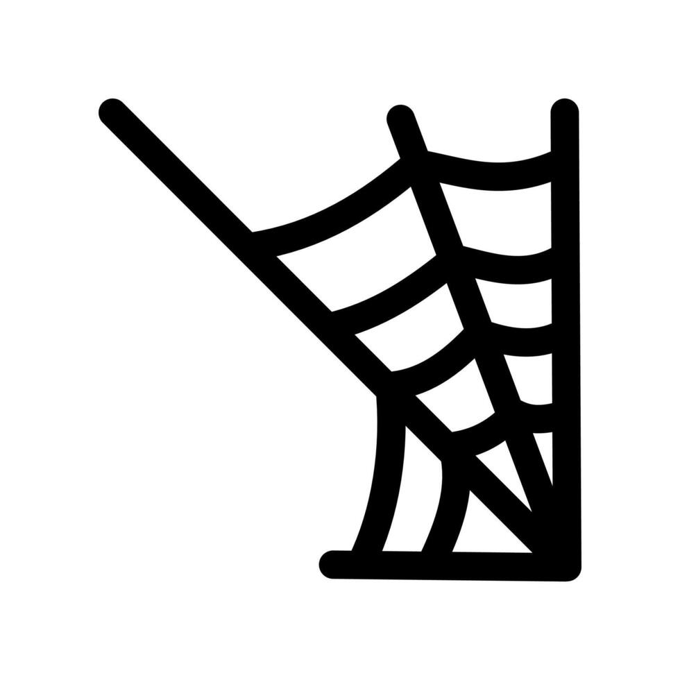 Halloween spider web icon on a white background vector