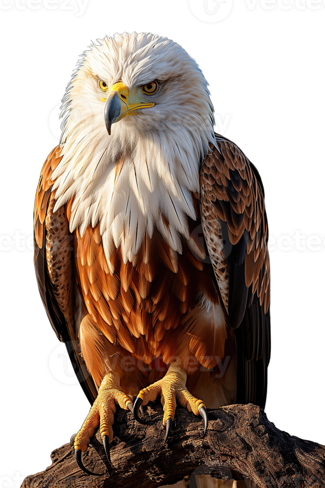 American bald eagle isolated on transparent background png