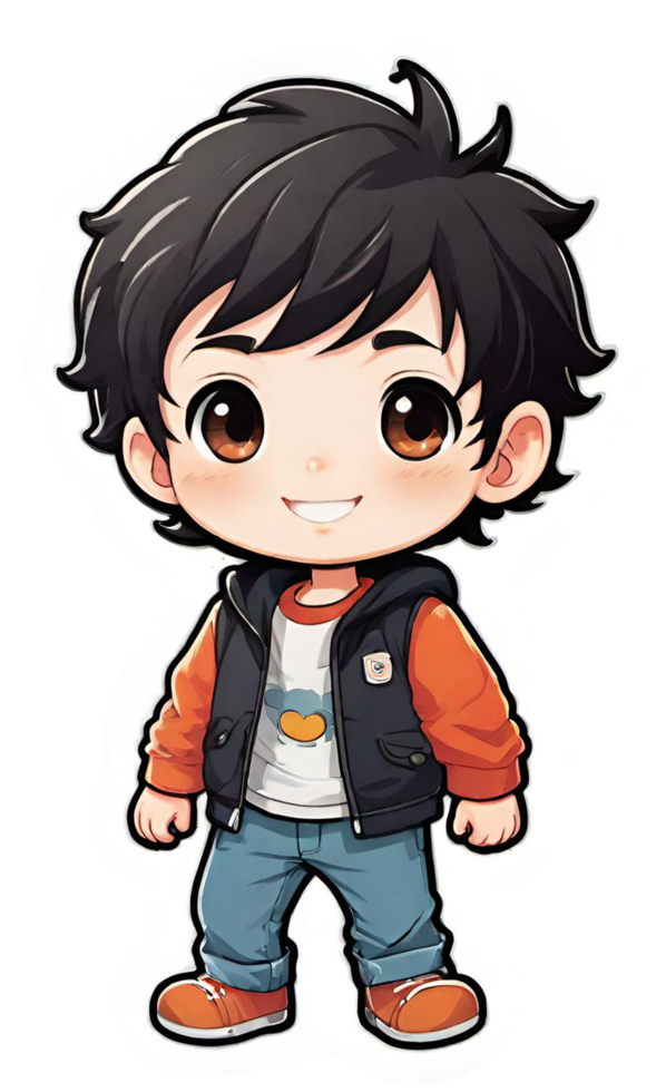 Boy happy childhood png