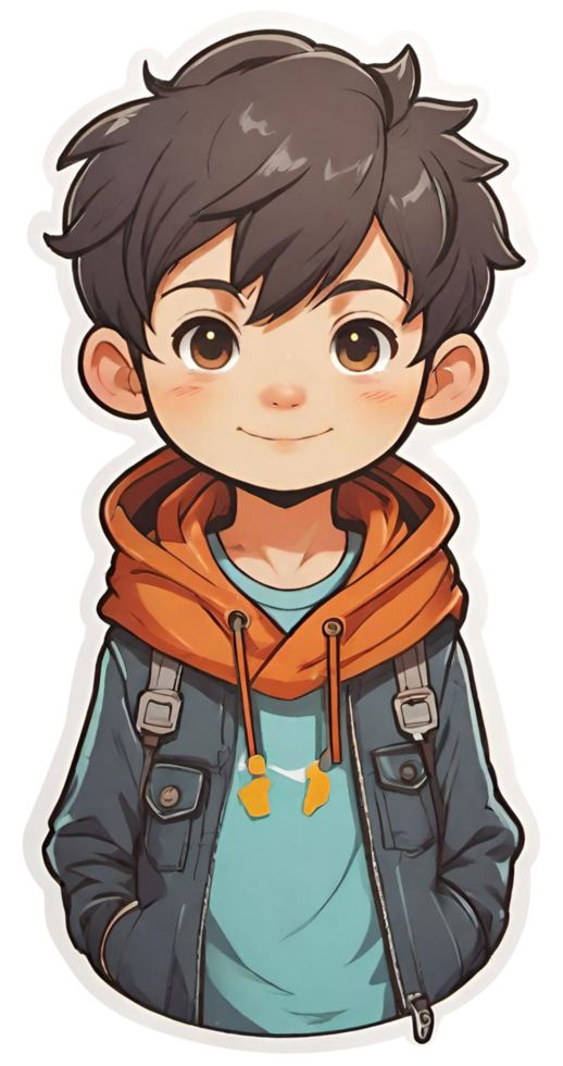 Boy happy childhood png