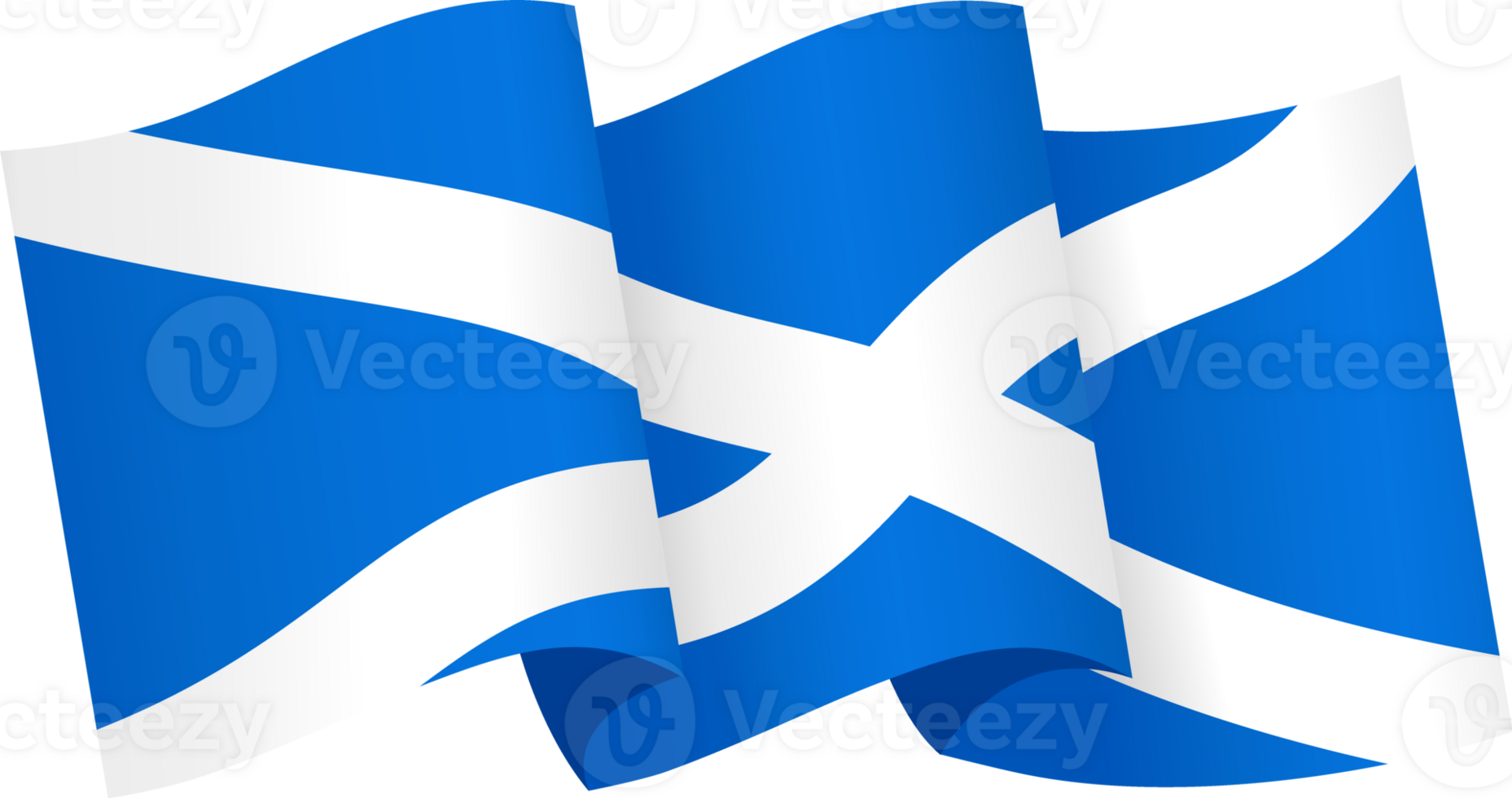 Scotland flag wave png