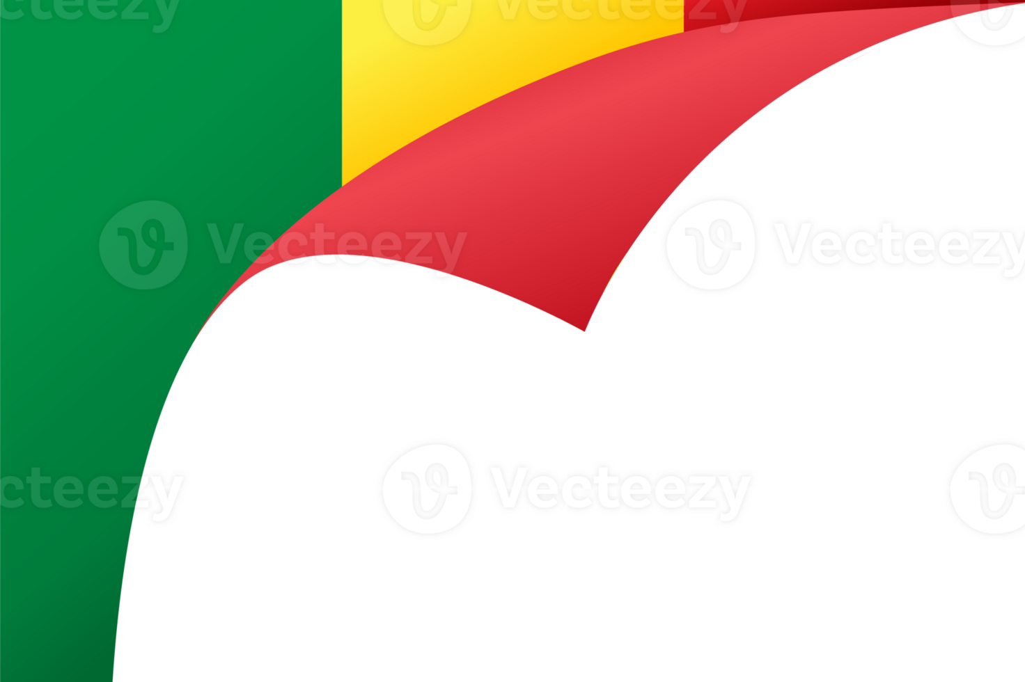 Senegal flag wave png