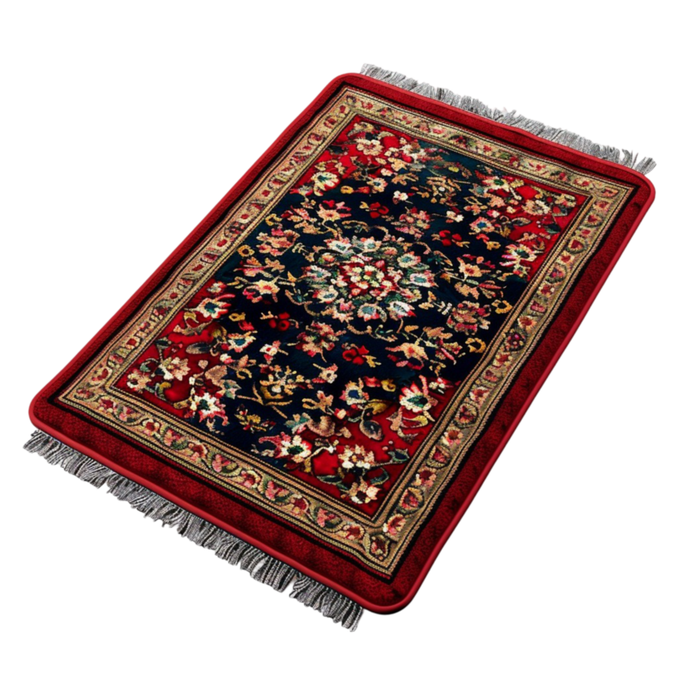 Generated AI Traditional carpet isolated on transparent background png