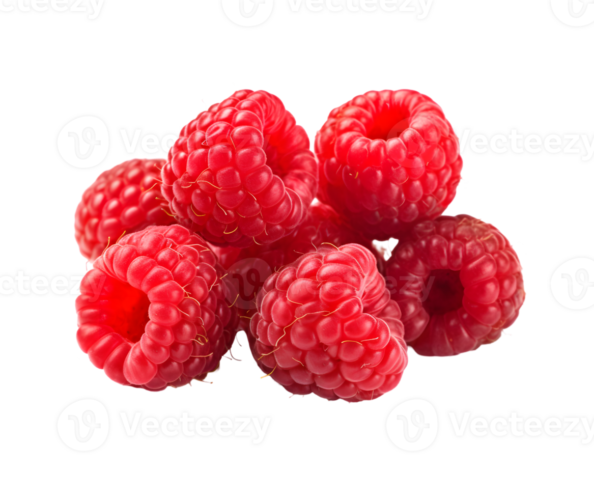 Raspberry with leaves png