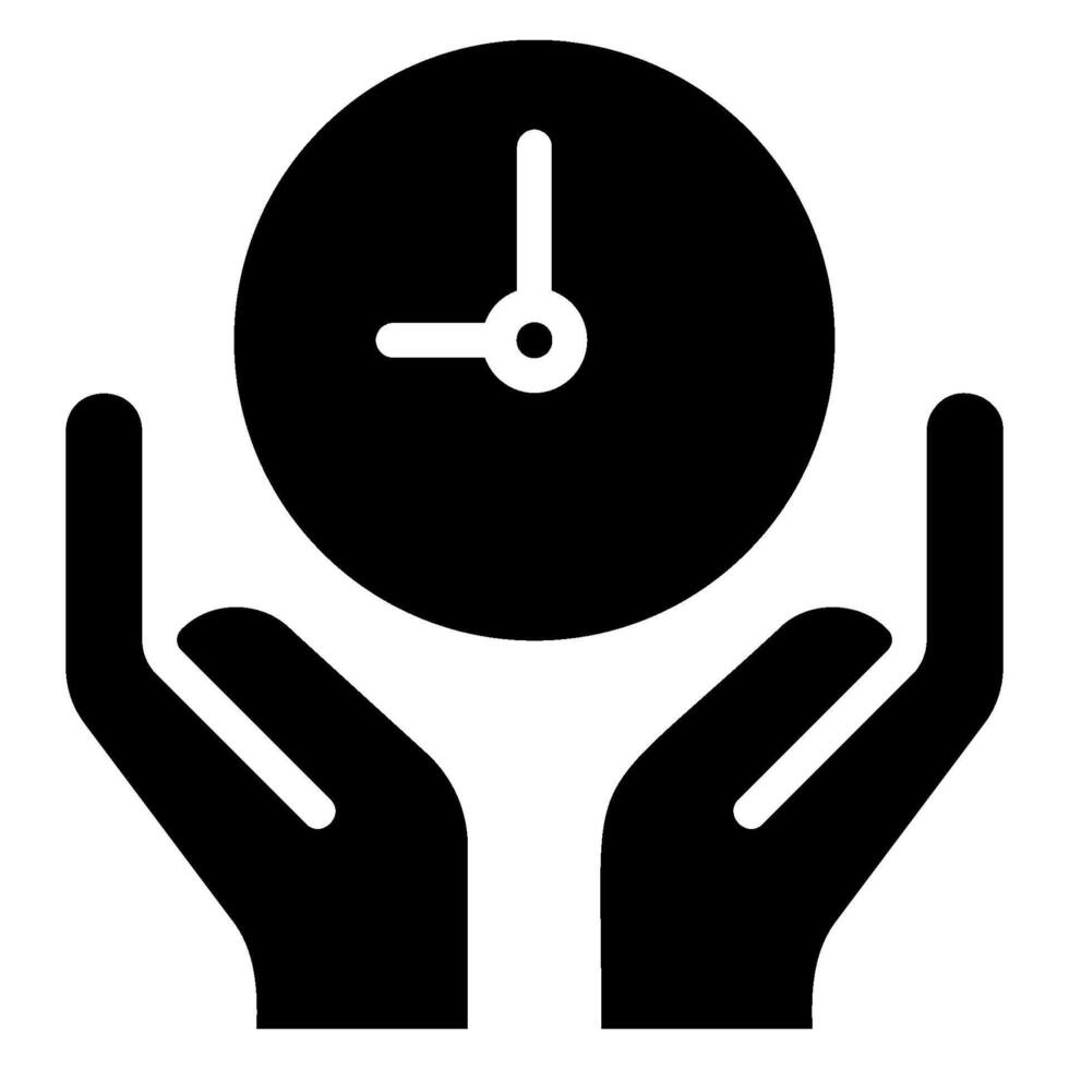 save glyph icon vector