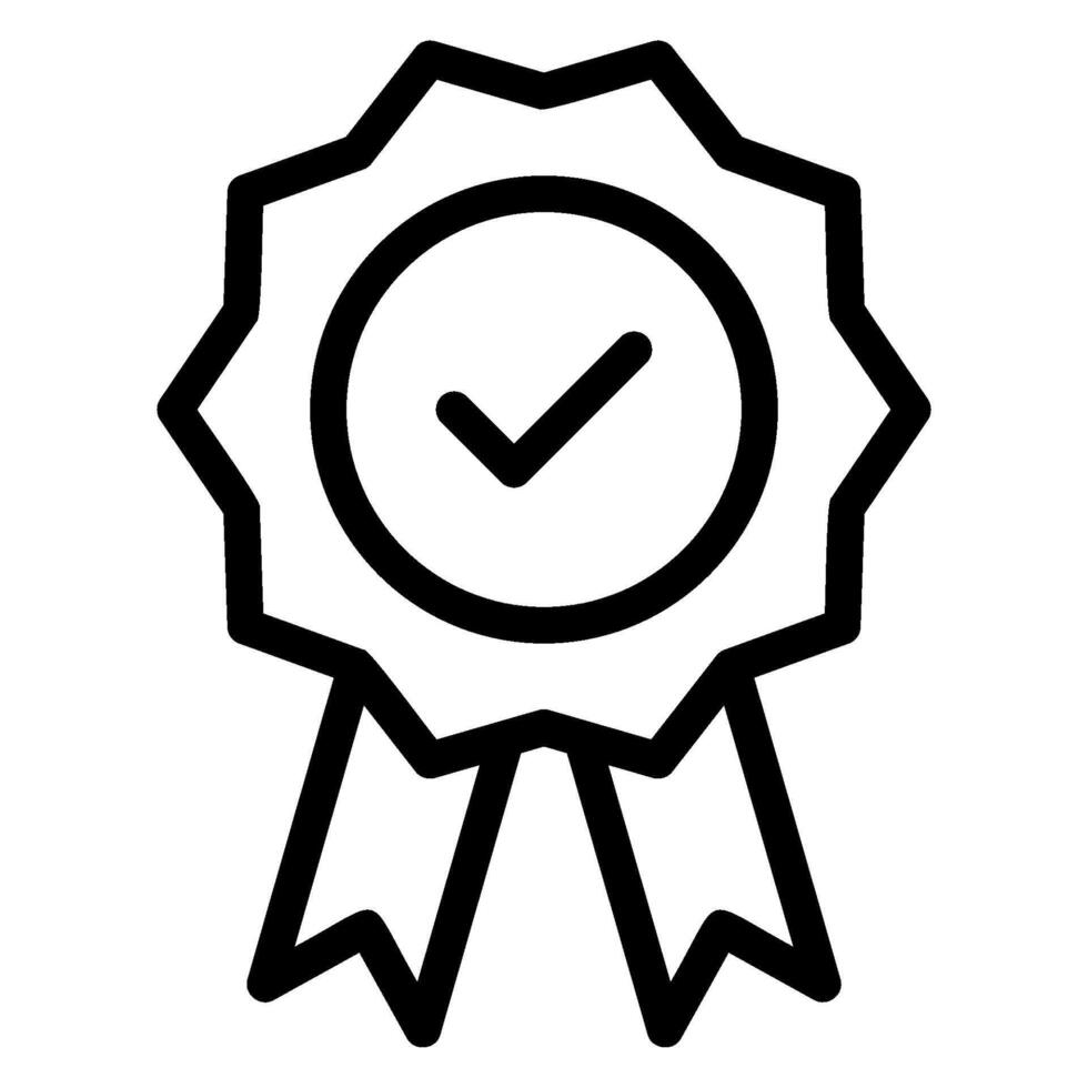 reputation line icon vector
