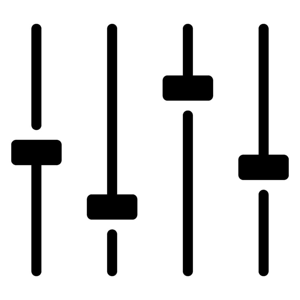 volume adjustment glyph icon vector