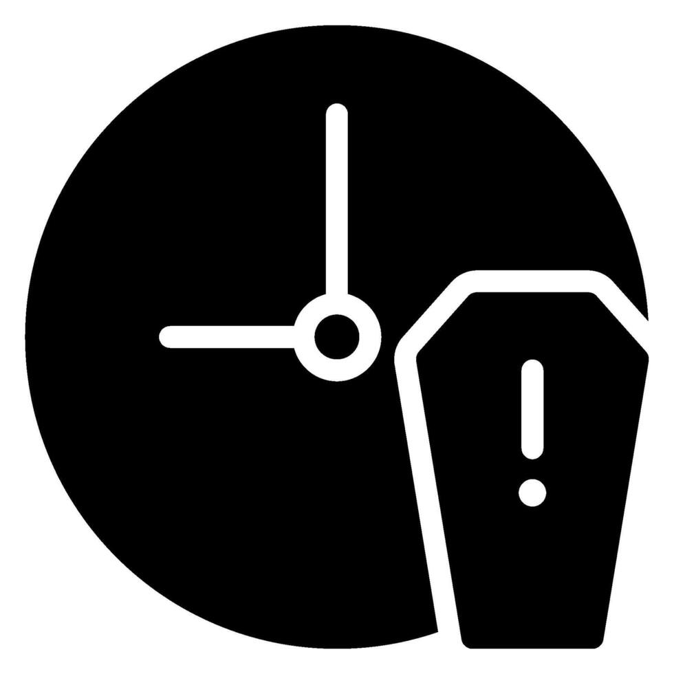 coffin glyph icon vector
