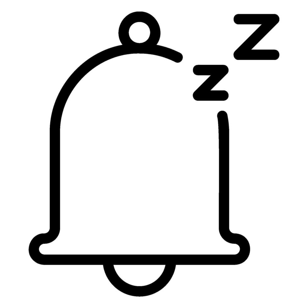 disable alarm line icon 44608947 Vector Art at Vecteezy