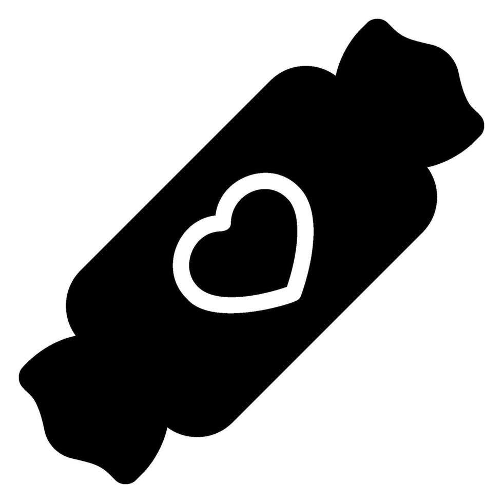 candy glyph icon vector