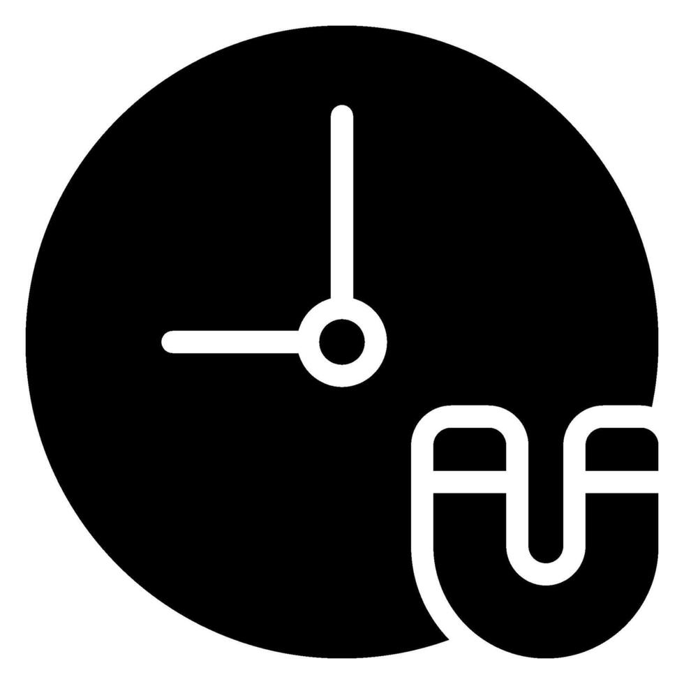magnet glyph icon vector