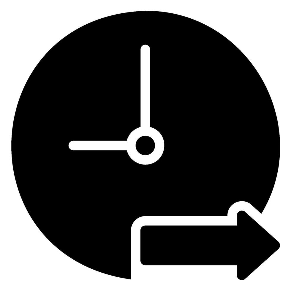 tomorrow glyph icon vector