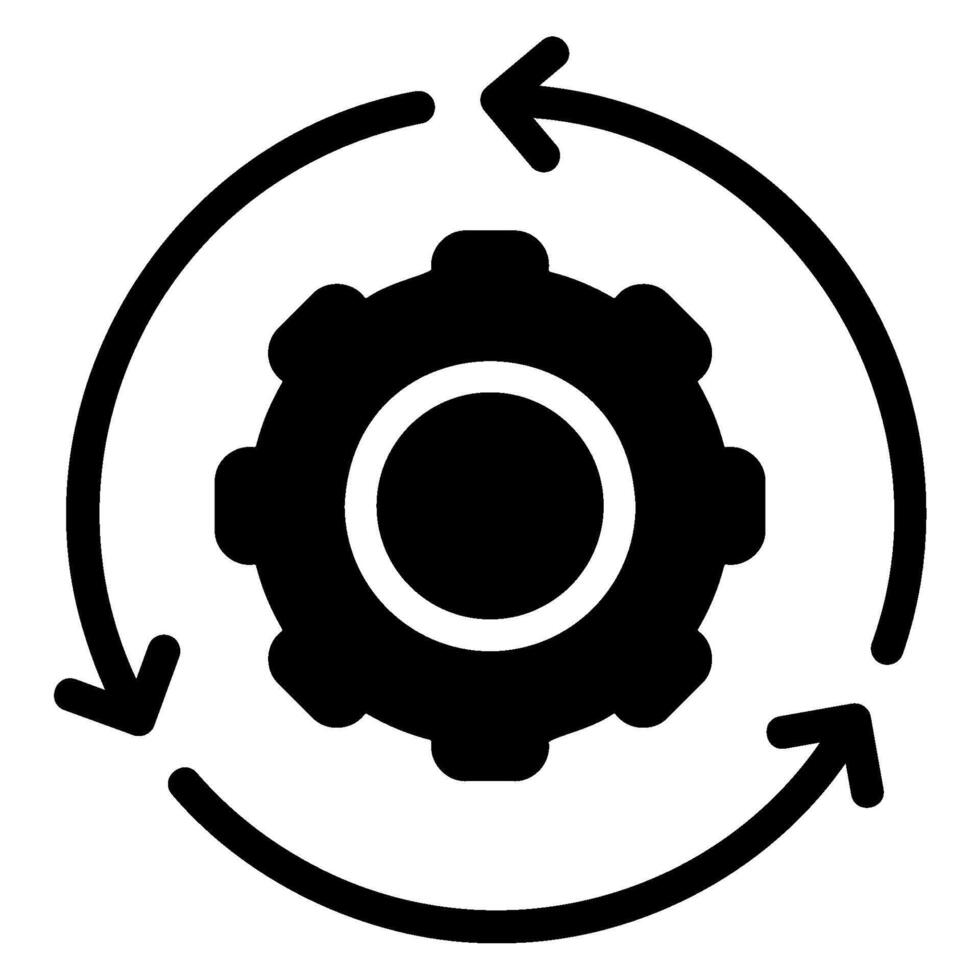 integration glyph icon vector