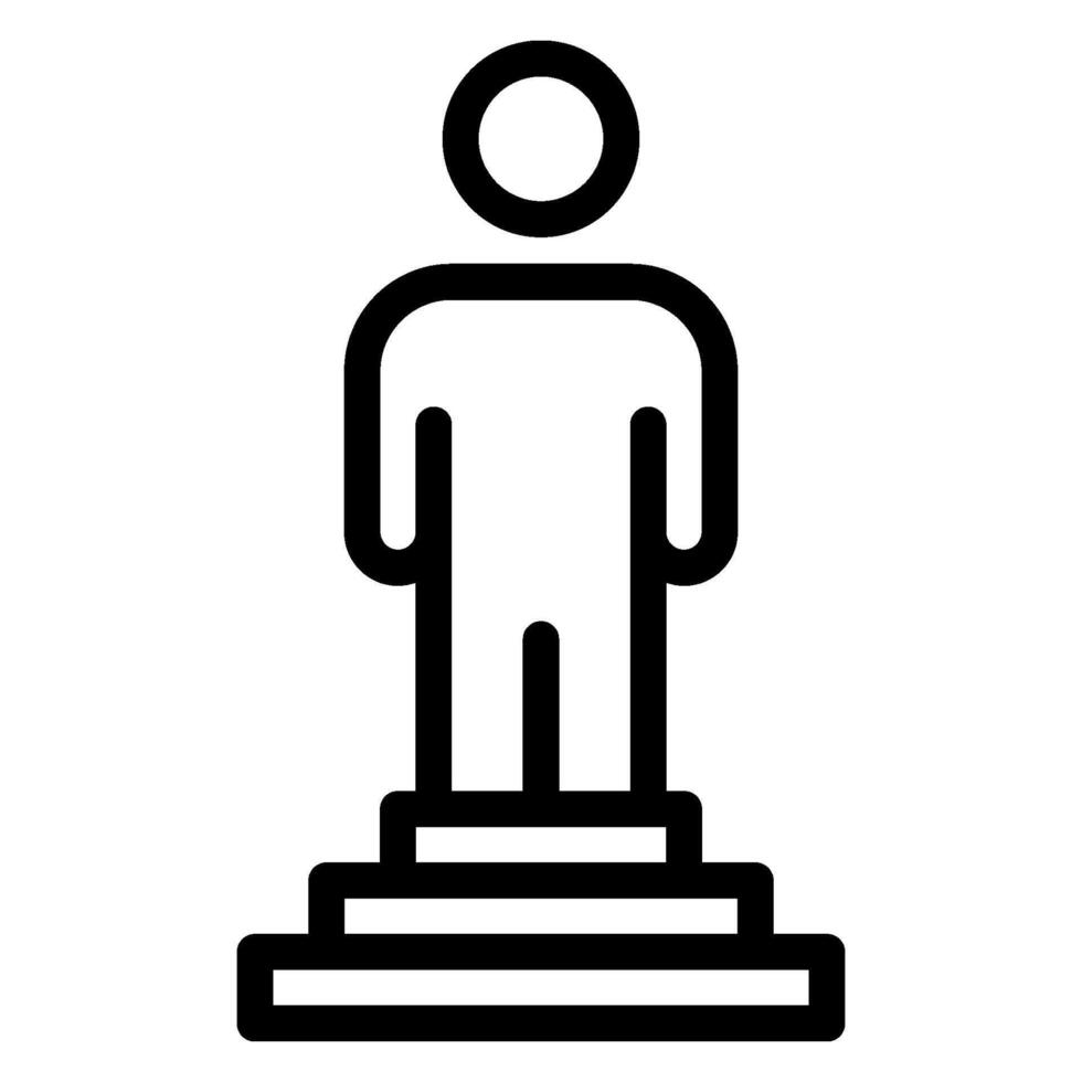 leadership line icon vector