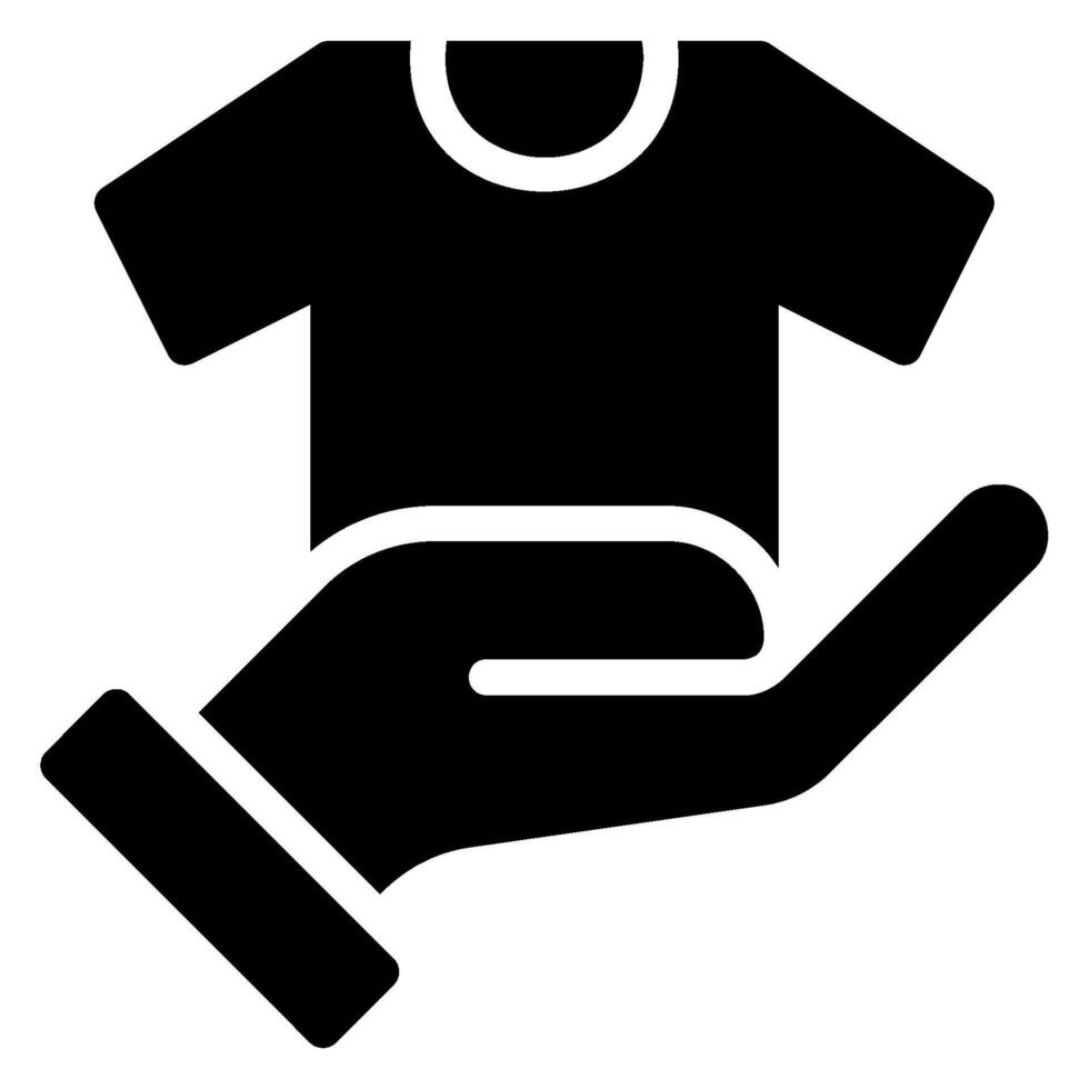 donation glyph icon vector