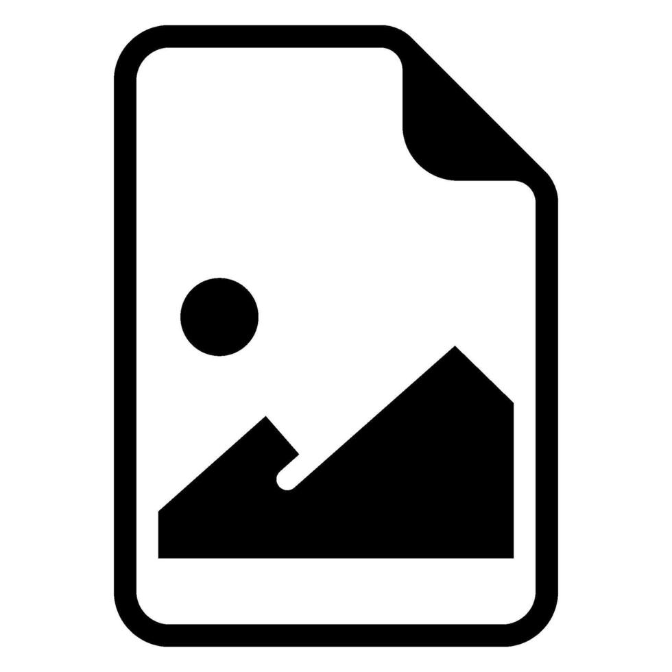 image glyph icon vector