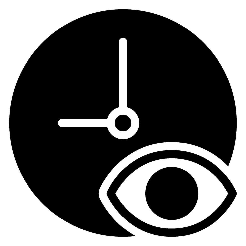 view glyph icon vector