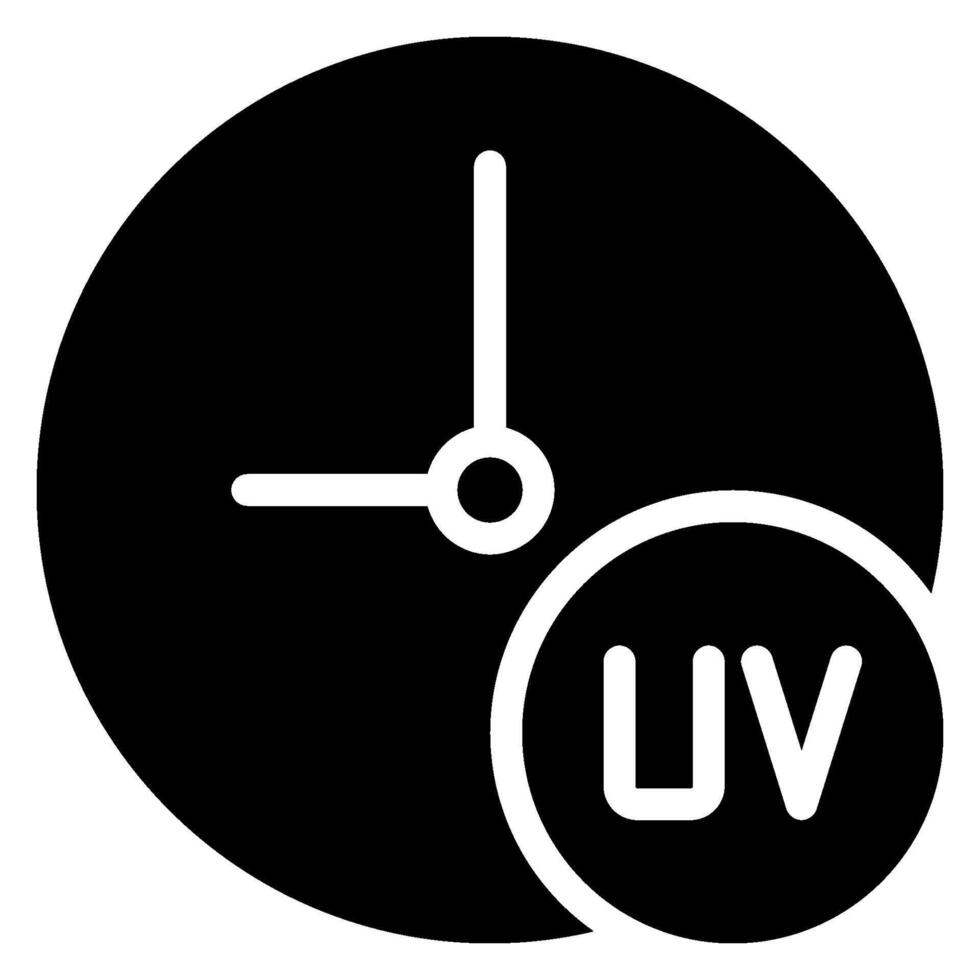 uv glyph icon vector