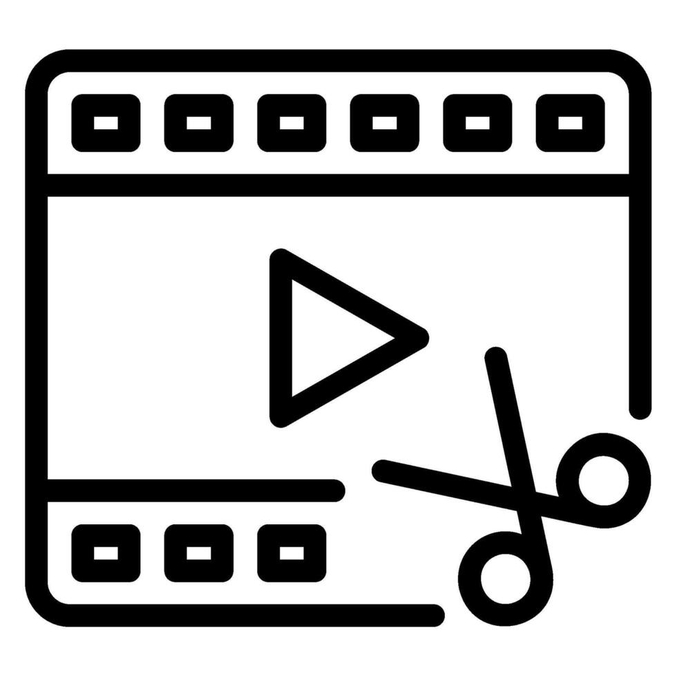 editing line icon vector