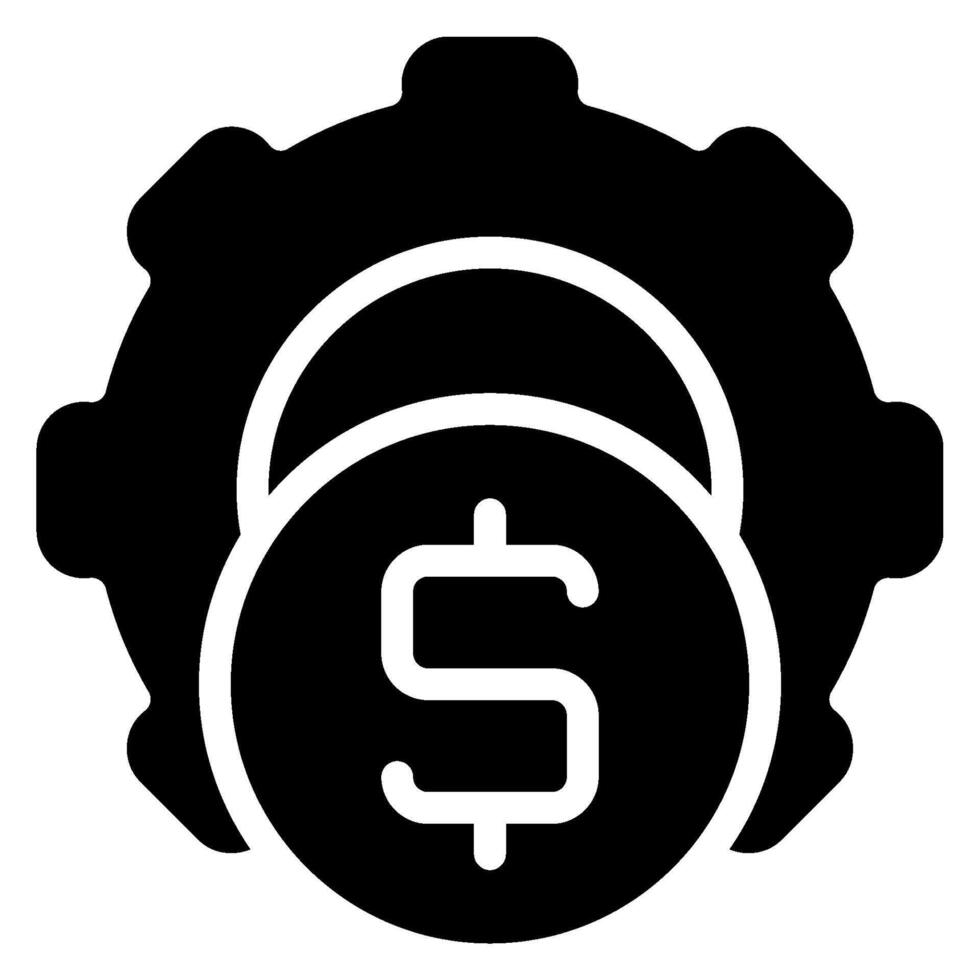 asset management glyph icon vector