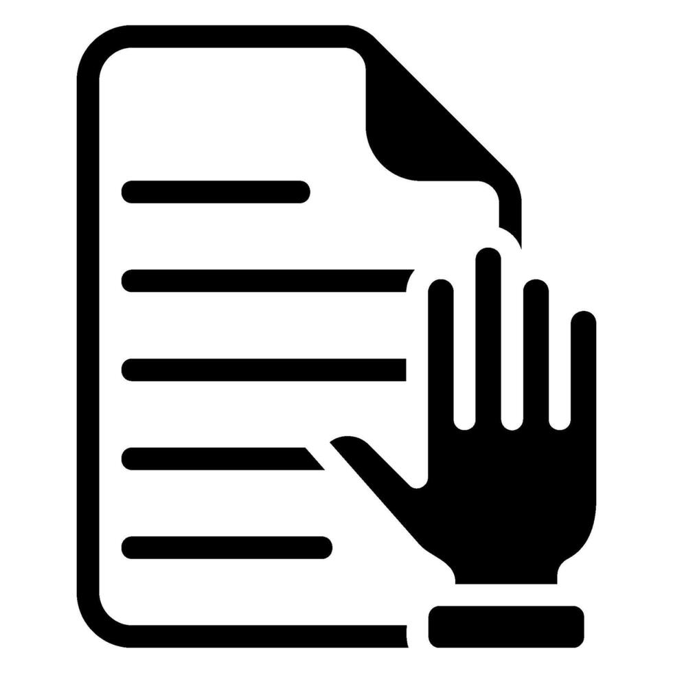 principle glyph icon vector