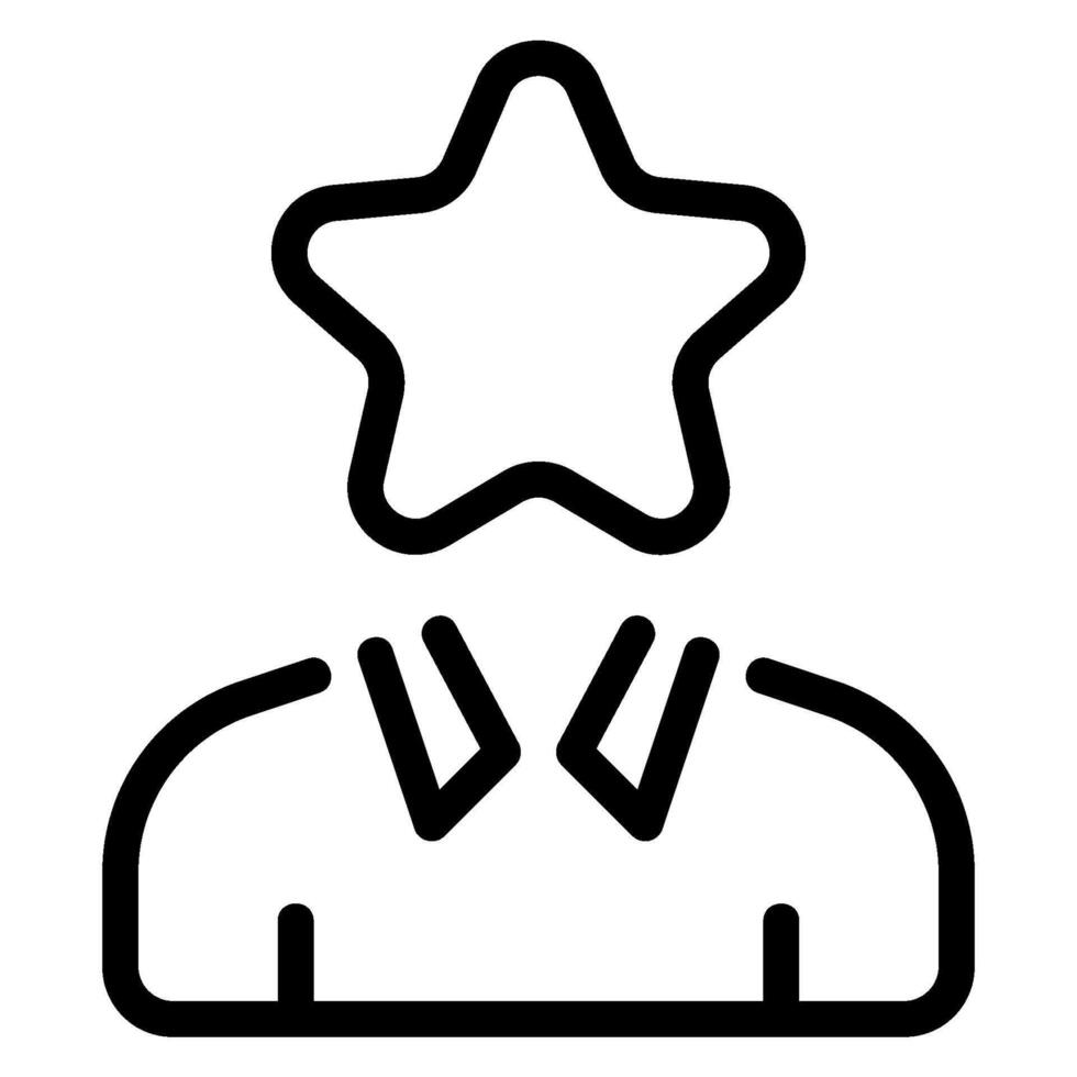 competence line icon vector