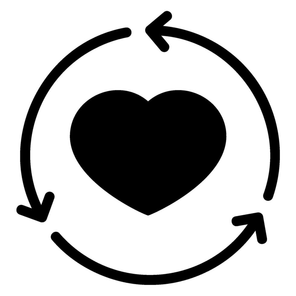 values glyph icon vector