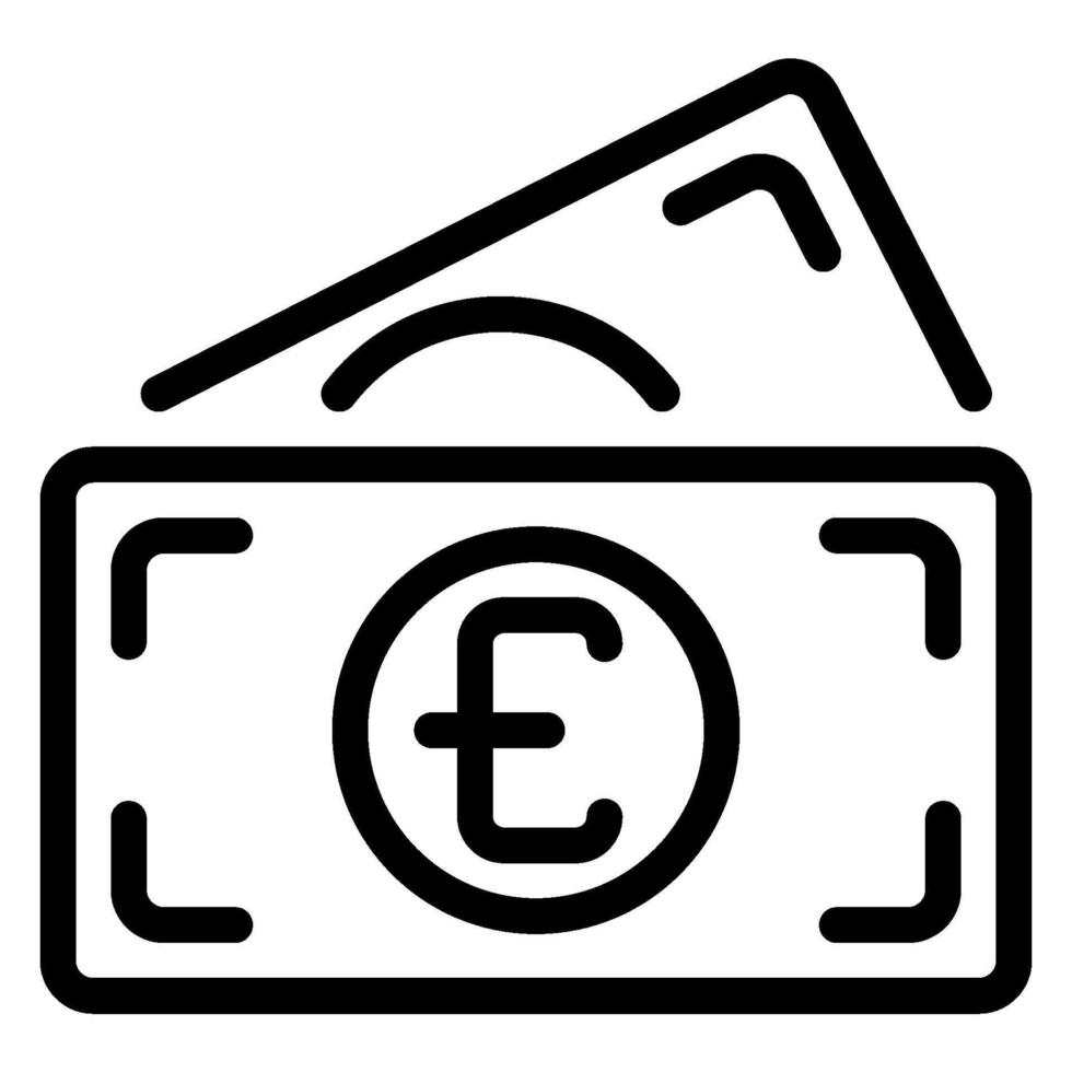 bill line icon vector